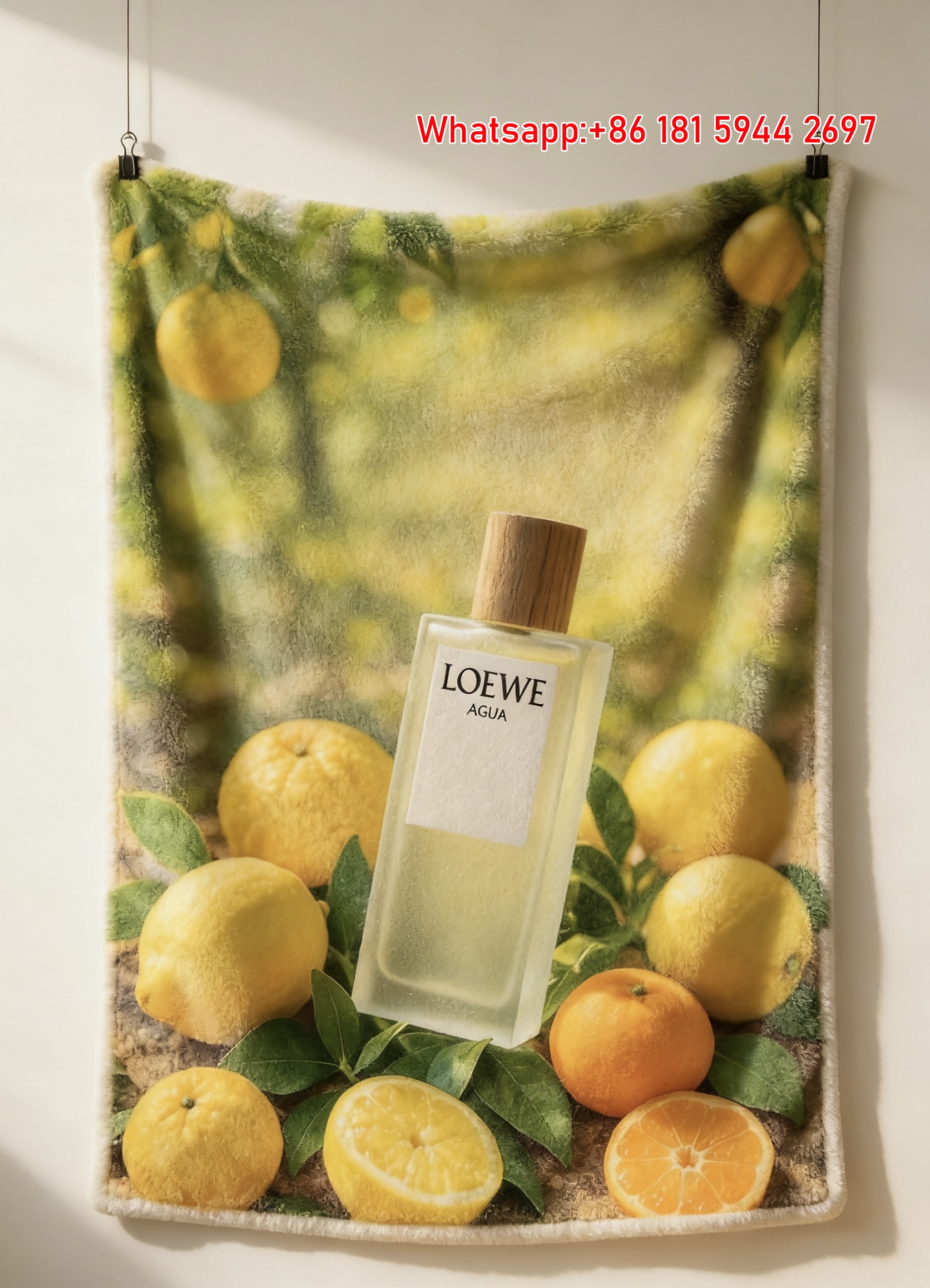 LOEWE Agua Flannel Fleece Throw Blanket L316